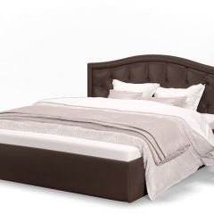 Кровать Стелла 1200 + Основание (Лесмо brown) коричневый в Лысьве - lysva.mebel24.online | фото 1