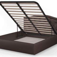 Кровать Стелла 1400*2000 + ПМ (Лесмо brown) коричневый в Лысьве - lysva.mebel24.online | фото 3