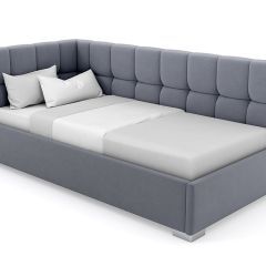 Кровать угловая Мия интерьерная +основание (120х200) в Лысьве - lysva.mebel24.online | фото 8