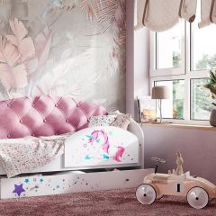Кровать Звездочка на щитах + Бортик в Лысьве - lysva.mebel24.online | фото 4