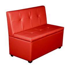 Кухонный диван Уют-1 (1000) Красный в Лысьве - lysva.mebel24.online | фото 1