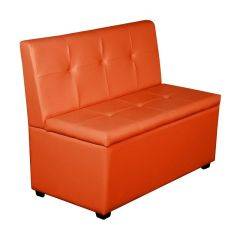 Кухонный диван Уют-1.2 (1200) Оранжевый в Лысьве - lysva.mebel24.online | фото
