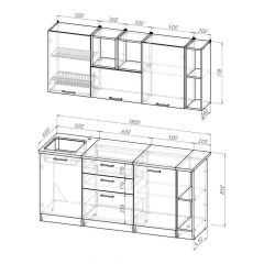 Кухонный гарнитур Ольга макси 4 1800 мм в Лысьве - lysva.mebel24.online | фото 2