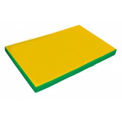 Мат гимнастический 2х1х0,1м цв. зеленый-желтый в Лысьве - lysva.mebel24.online | фото