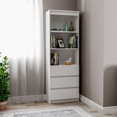 МОРИ МСТ 600.3 Стеллаж (белый) в Лысьве - lysva.mebel24.online | фото