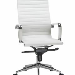 Офисное кресло для руководителей DOBRIN CLARK LMR-101F белый в Лысьве - lysva.mebel24.online | фото 2
