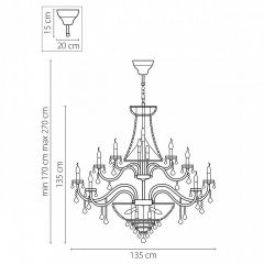 Подвесная люстра Osgona Classic 700511 в Лысьве - lysva.mebel24.online | фото 3