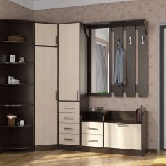 Прихожая ДИАНА-4 сек №29 (Венге/Дуб молочный) в Лысьве - lysva.mebel24.online | фото 3