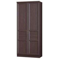Шкаф для одежды 2-дверный Лира №56 Дуб нортон темный в Лысьве - lysva.mebel24.online | фото