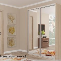 Шкаф №1 1.2-2 Оптима 2400х1204х572 (фасад 2 зеркала) в Лысьве - lysva.mebel24.online | фото 4