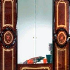 Шкаф 4-х дверный с зеркалами (01.144) Роза (могано) в Лысьве - lysva.mebel24.online | фото
