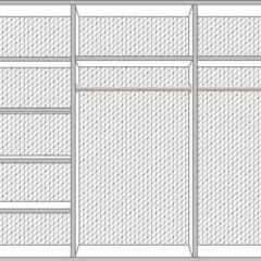 Шкаф 6-ти дверный с зеркалами (08.246) Ирина (беж) в Лысьве - lysva.mebel24.online | фото 2