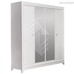 Шкаф для одежды Сабрина (ММ-302-01/04) с зеркалами в Лысьве - lysva.mebel24.online | фото 1