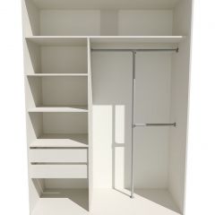 Шкаф-купе 1400 серии SOFT D8+D2+B2+PL4 (2 ящика+F обр.штанга) профиль «Капучино» в Лысьве - lysva.mebel24.online | фото 2