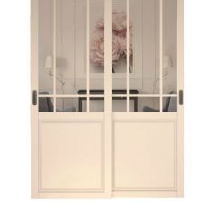 Шкаф-купе 1500 серии NEW CLASSIC K2+K2+B2+PL2(2 ящика+1 штанга+1 полка) профиль «Капучино» в Лысьве - lysva.mebel24.online | фото 14