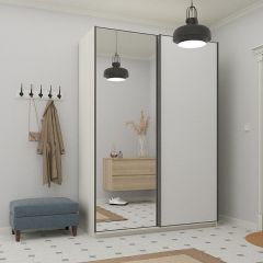Шкаф-купе 1600 серии SOFT D1+D3+B2+PL1 (2 ящика+1штанга) профиль «Графит» в Лысьве - lysva.mebel24.online | фото