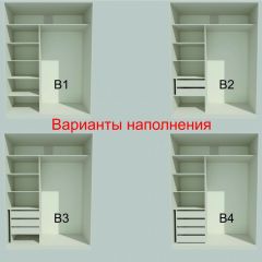 Шкаф-купе 1700 серии NEW CLASSIC K6Z+K6+B2+PL3 (2 ящика+2 штанги) профиль «Капучино» в Лысьве - lysva.mebel24.online | фото 7