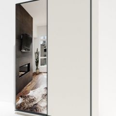 Шкаф-купе 1800 серии SOFT D1+D3+B2+PL1 (2 ящика+1штанга) профиль «Графит» в Лысьве - lysva.mebel24.online | фото 4