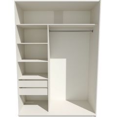 Шкаф-купе 1800 серии SOFT D1+D3+B2+PL1 (2 ящика+1штанга) профиль «Графит» в Лысьве - lysva.mebel24.online | фото 2