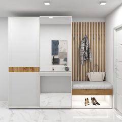 Шкаф-купе 1800 серии SOFT D6+D4+B2+PL2 (2 ящика+1штанга+1 полка) профиль «Капучино» в Лысьве - lysva.mebel24.online | фото