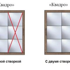 Шкаф-купе №19 Серия 3 Квадро (1500) Ясень Анкор светлый в Лысьве - lysva.mebel24.online | фото 3