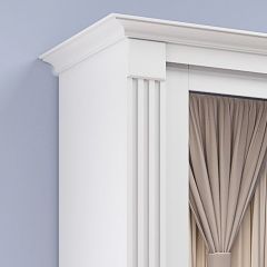 Шкаф-купе 2450 серии NEW CLASSIC K1+K1+K1+B22+PL4 (по 2 ящика лев/прав+F обр.штанга) профиль «Капучино» в Лысьве - lysva.mebel24.online | фото 4