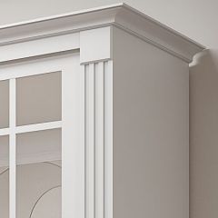 Шкаф-купе 2450 серии NEW CLASSIC K5+K5+K5+B22+PL3 (по 2 ящика лев/прав+1 штанга+1полка) профиль «Капучино» в Лысьве - lysva.mebel24.online | фото 4