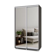 РОЛАНД Шкаф-купе с зеркалами Венге (450*1300) Р433 в Лысьве - lysva.mebel24.online | фото 2