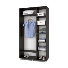 РОЛАНД Шкаф-купе с зеркалами Венге (450*1200) Р423 в Лысьве - lysva.mebel24.online | фото 3