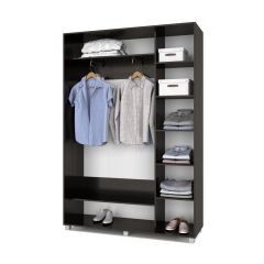 РОЛАНД Шкаф-купе с зеркалами Венге (450*1500) Р453 в Лысьве - lysva.mebel24.online | фото 3