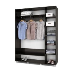 РОЛАНД Шкаф-купе с зеркалами Венге (450*1700) Р473 в Лысьве - lysva.mebel24.online | фото 2