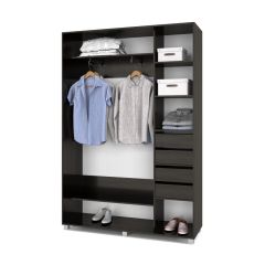 РОЛАНД Шкаф-купе с зеркалами Венге (450*1700) Р473 в Лысьве - lysva.mebel24.online | фото 4