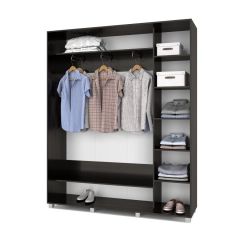 РОЛАНД Шкаф-купе с зеркалами Венге (450*1800) Р483 в Лысьве - lysva.mebel24.online | фото 2
