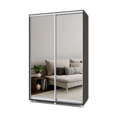 РОЛАНД Шкаф-купе с зеркалами Венге (600*1400) Р643 в Лысьве - lysva.mebel24.online | фото