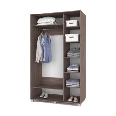 РОЛАНД Шкаф-купе с зеркалом Шимо темный (600*1500) Р652 в Лысьве - lysva.mebel24.online | фото 2