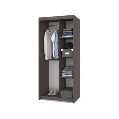 ТОМАС Шкаф-купе с зеркалом Анкор темный/светлый Т22 в Лысьве - lysva.mebel24.online | фото 2