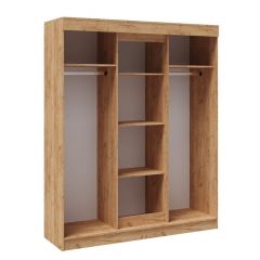 Шкаф-купе ТВИСТ Белый/Дуб юкон в Лысьве - lysva.mebel24.online | фото 2