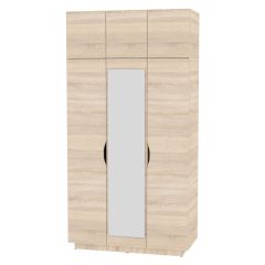 Шкаф с зеркалом "Аврора (H23_M)" в Лысьве - lysva.mebel24.online | фото 5