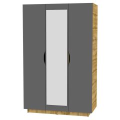 Шкаф с зеркалом "Аврора (H24_M)" в Лысьве - lysva.mebel24.online | фото 2
