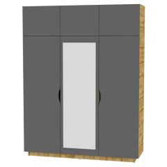 Шкаф с зеркалом "Аврора (H29_M)" в Лысьве - lysva.mebel24.online | фото 19