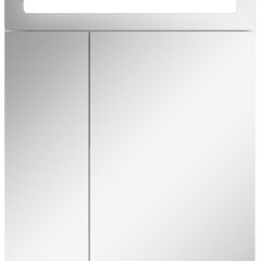 Шкаф-зеркало Аврора 60 с подсветкой LED Домино (DV8005HZ) в Лысьве - lysva.mebel24.online | фото 4