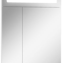Шкаф-зеркало Аврора 60 с подсветкой LED Домино (DV8005HZ) в Лысьве - lysva.mebel24.online | фото 1