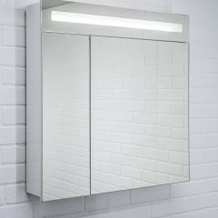 Шкаф-зеркало Аврора 65 с подсветкой LED Домино (DV8006HZ) в Лысьве - lysva.mebel24.online | фото 6