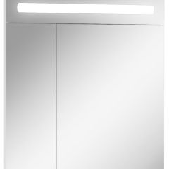 Шкаф-зеркало Аврора 65 с подсветкой LED Домино (DV8006HZ) в Лысьве - lysva.mebel24.online | фото 1