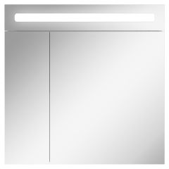 Шкаф-зеркало Аврора 70 с подсветкой LED Домино (DV8007HZ) в Лысьве - lysva.mebel24.online | фото 4