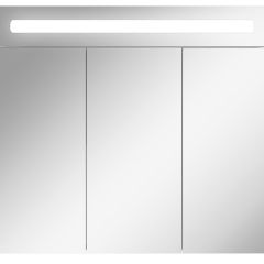 Шкаф-зеркало Аврора 80 с подсветкой LED Домино (DV8009HZ) в Лысьве - lysva.mebel24.online | фото 4