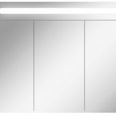 Шкаф-зеркало Аврора 85 с подсветкой LED Домино (DV8010HZ) в Лысьве - lysva.mebel24.online | фото 4