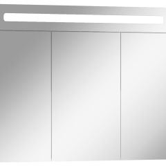 Шкаф-зеркало Аврора 85 с подсветкой LED Домино (DV8010HZ) в Лысьве - lysva.mebel24.online | фото 1