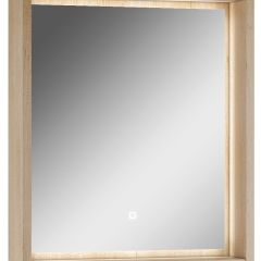 Шкаф-зеркало Nice 60 с подсветкой Домино (DN4706HZ) в Лысьве - lysva.mebel24.online | фото 1