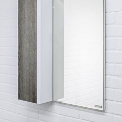 Шкаф-зеркало Uno 60 Дуб серый левый/правый Домино (DU1503HZ) в Лысьве - lysva.mebel24.online | фото 8